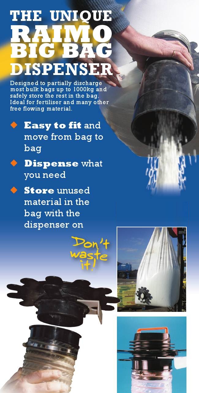bulk bag dispenser fertilizer feed