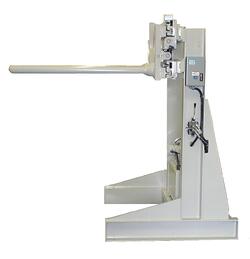 Bulk bag squeezer side view